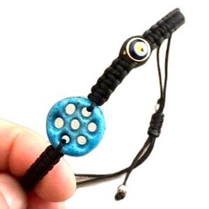 Assyrian Jewelry Bracelet Evil Eye Good Luck Bracelets Adjustable Handmade